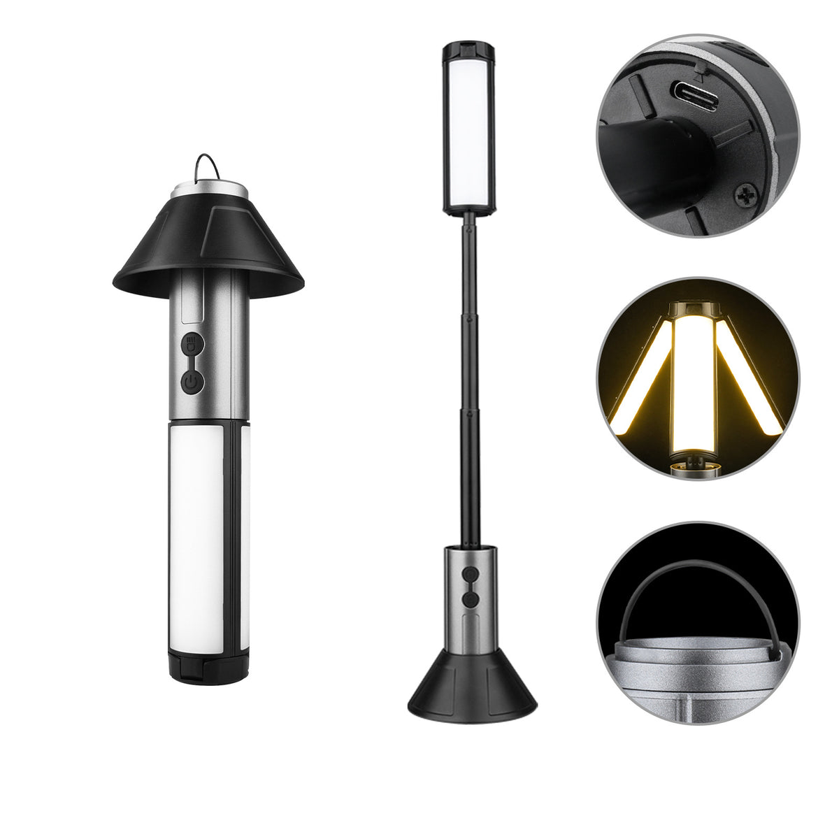 CAMPLIFT – Lanterna da campeggio telescopica