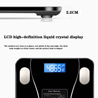 FITTRACK - Báscula inteligente para peso corporal con pantalla LCD para monitoreo diario de salud