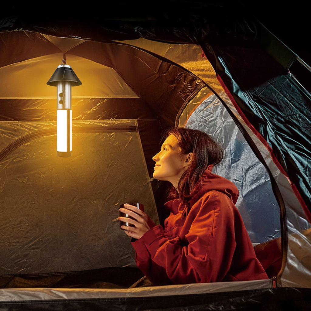 CAMPLIFT – Lanterna da campeggio telescopica
