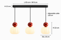ORBAVENIXA – Suspension sculpturale pour une décoration intérieure contemporaine