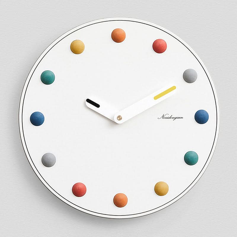 VIBRANIXA – Minimalist Wall Clock for Bright and Lively Spaces