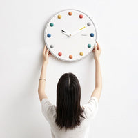 VIBRANIXA – Minimalist Wall Clock for Bright and Lively Spaces