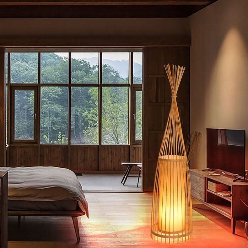 HUTGLOW – Hut Floor Lamp for Striking Warmth