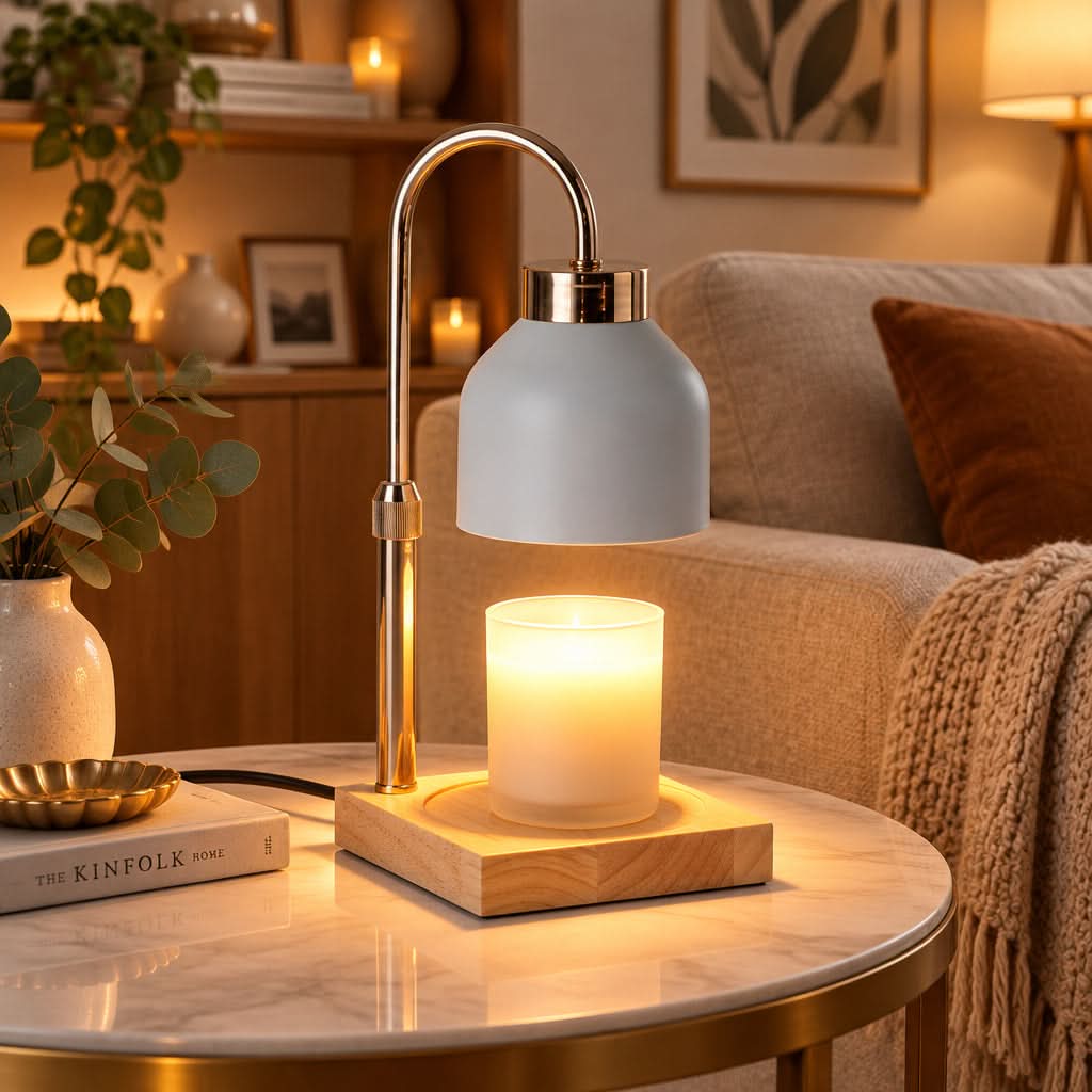 SCENTFORM – Lámpara calentadora de velas para una liberación aromática con estilo