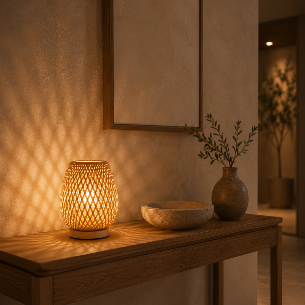 ZENAVENORA – Dekorative LED-Tischlampe für entspannende Beleuchtung zu Hause