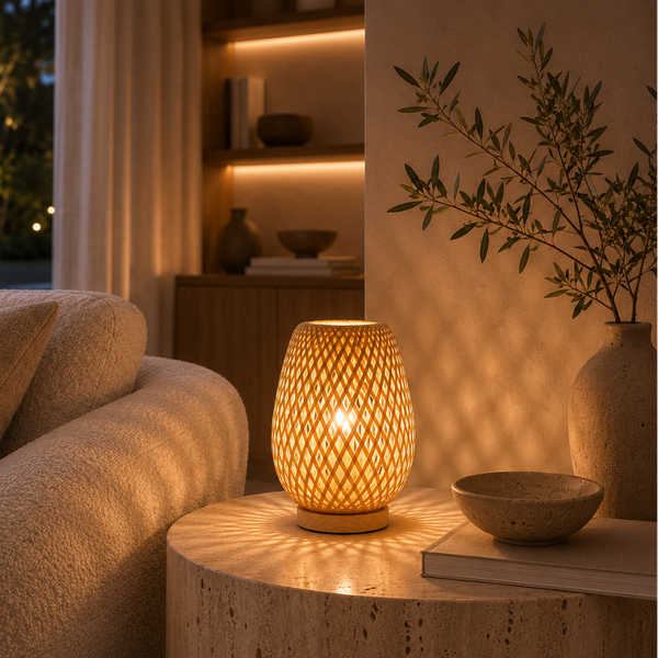 ZENAVENORA – Dekorative LED-Tischlampe für entspannende Beleuchtung zu Hause
