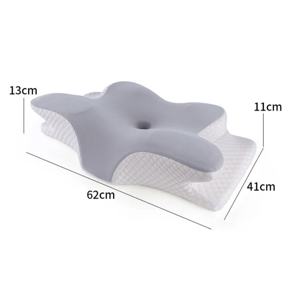 RESTOVA – Almohada cervical contorneada – Cojín ergonómico para soporte cervical y sueño
