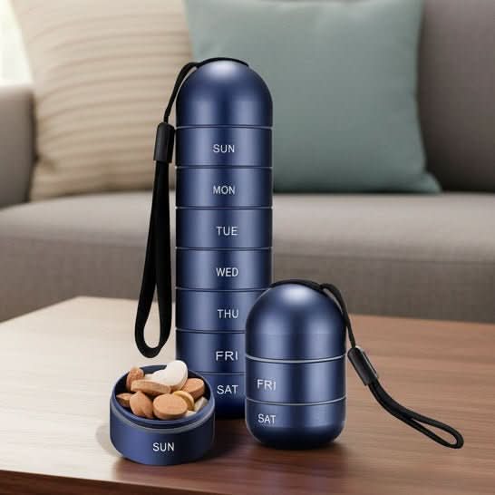 MEDISHELL - 7-Day Aluminum Pill Organizer