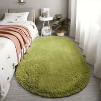 SOFTAVENORA – Alfombra ovalada antideslizante para un hogar confortable