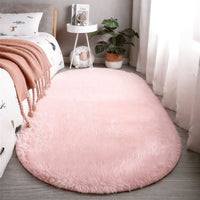SOFTAVENORA – Alfombra ovalada antideslizante para un hogar confortable