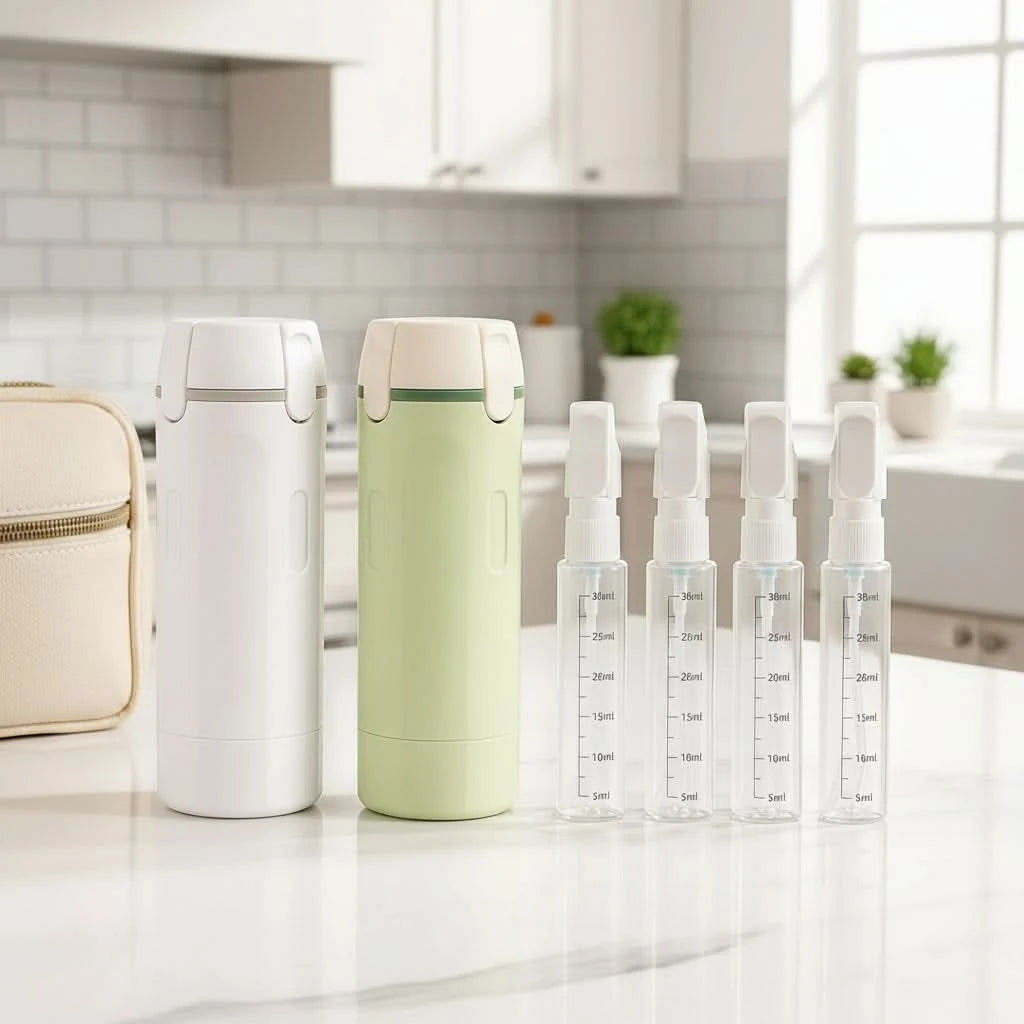 POURPOD – 4 in 1 Travel Bottle