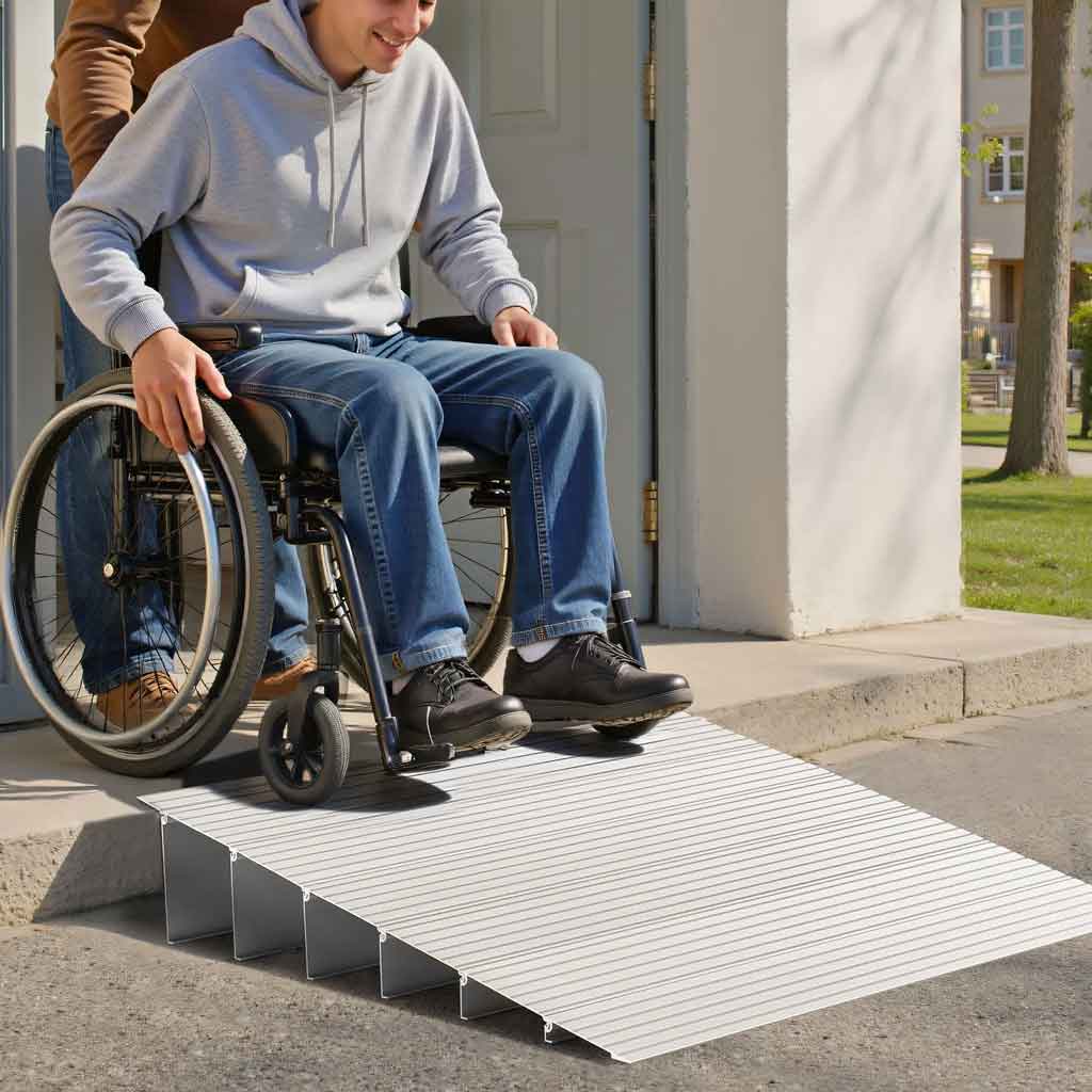 THRESHORA – Rampa per soglia per sedia a rotelle per un facile accesso