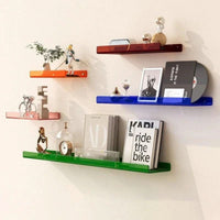 ORGAVENIXA – Retro Floating Wall Shelf for Effortless Space-Saving Storage