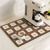 TILEDRIP – Retro Spill Control Coffee Mat