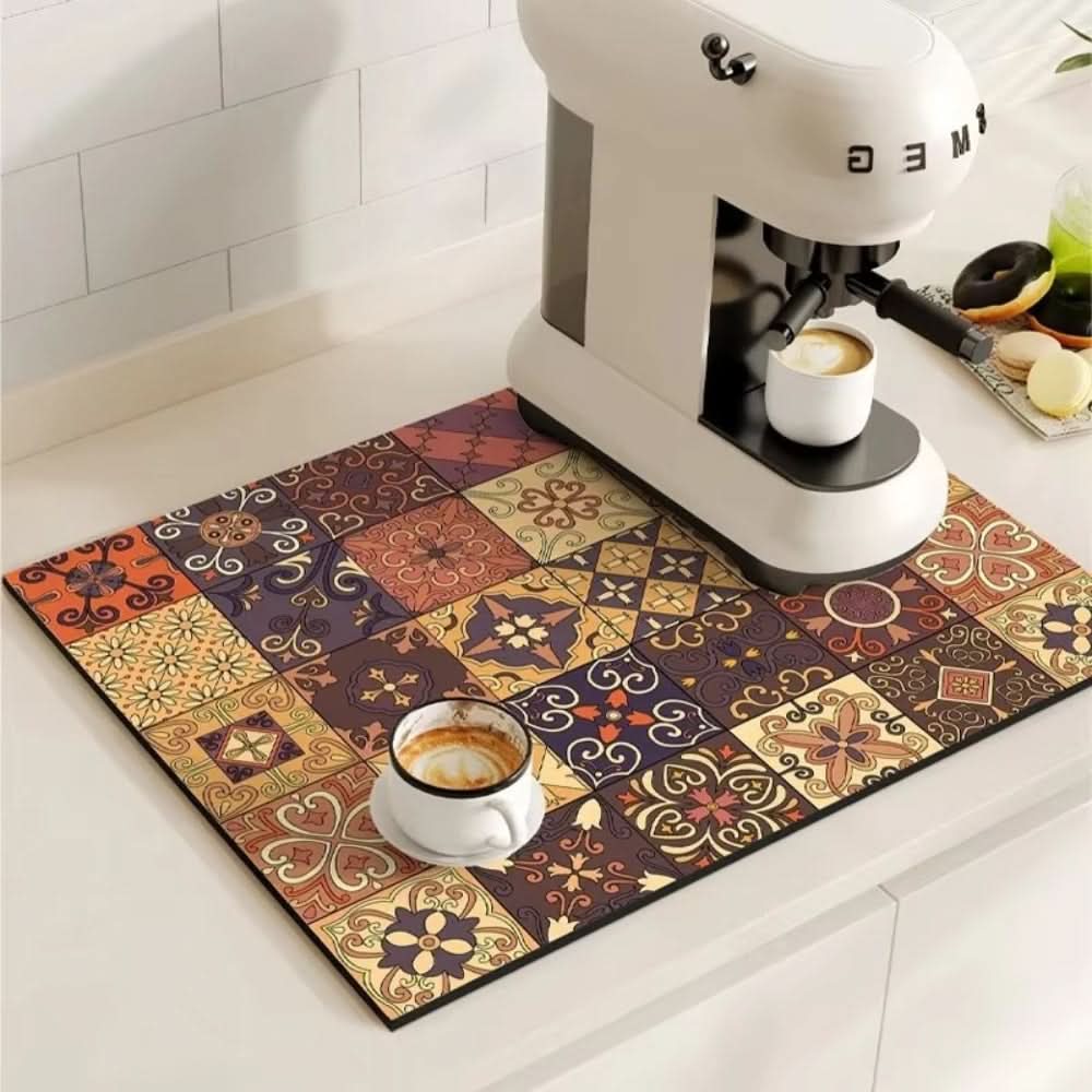 TILEDRIP – Retro Spill Control Coffee Mat