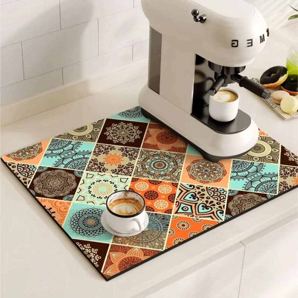 TILEDRIP – Retro Spill Control Coffee Mat
