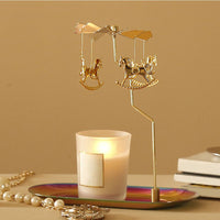 CHARMELVIA – Spinning Candle Holder for Romantic Evening Atmosphere