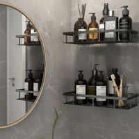 BATHEDGE – Prateleira de casa de banho sem necessidade de perfuração para espaços modernos e organizados