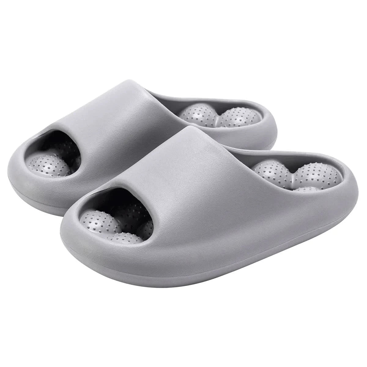 SOFTWAVE – Breathable Indoor Slippers with Massage Cushion Support