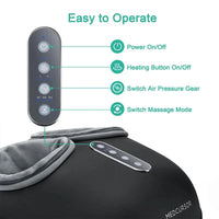 RELAXORA – Heated Shiatsu Foot Massager for Deep Kneading Relief