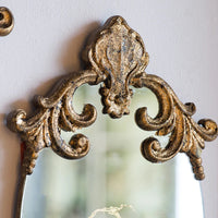 OVALISSA – Espejo de pared ovalado ornamentado para una decoración elegante y llamativa