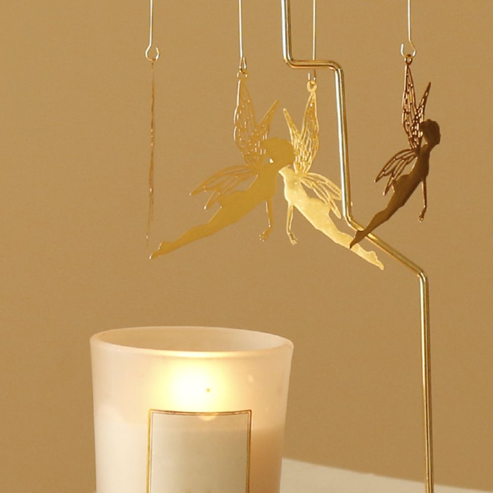 CHARMELVIA – Spinning Candle Holder for Romantic Evening Atmosphere