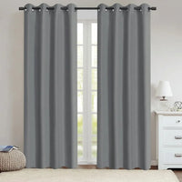 DARKLUX - Modern 100% blackout curtains with thermal coated lining for privacy and comfort