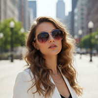 SUNELLE – Gafas de sol de moda con lentes polarizadas y claridad