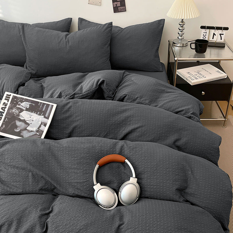 VELVETNIGHT – Juego de ropa de cama de jacquard para una decoración interior dramática