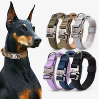 FLEXK9 – Collar táctico para perros – Collar de control acolchado ajustable  