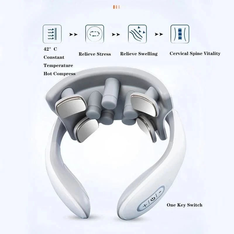 THERMORA – Heated Neck Massager for Everyday Comfort & Relief