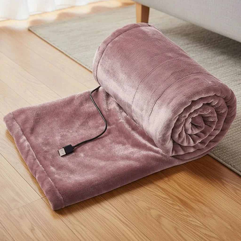 COZYVEX – Plaid chauffant électrique pour confort à la maison et en voyage