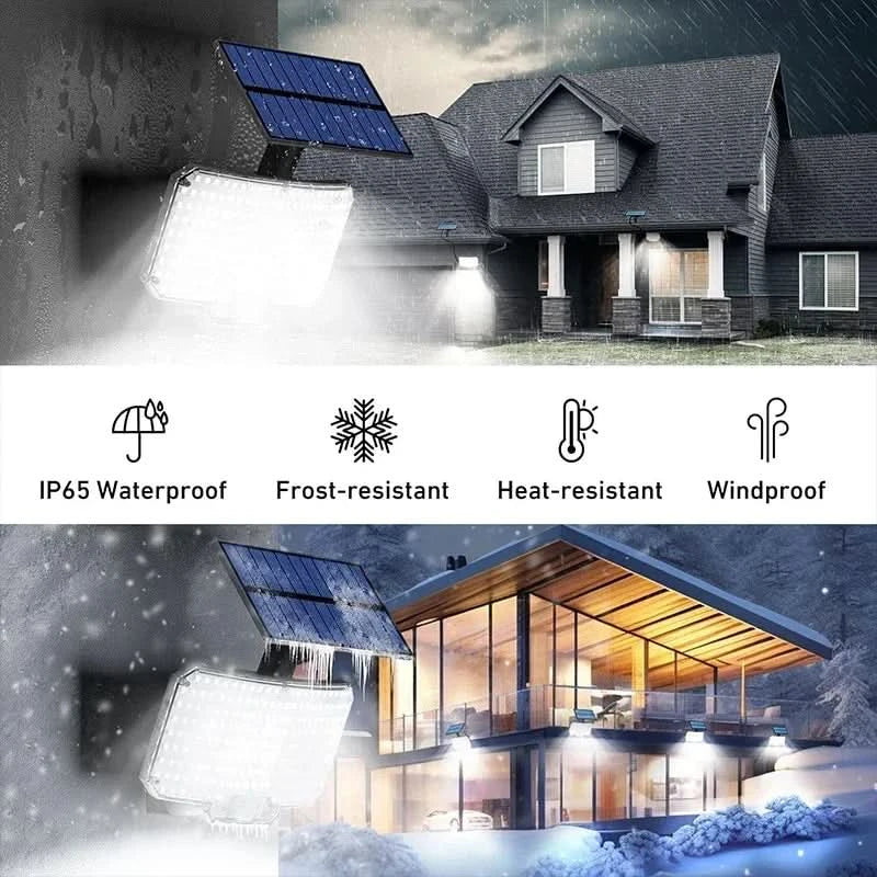 MOTIONFLARE – Faro solare per un'ampia illuminazione esterna