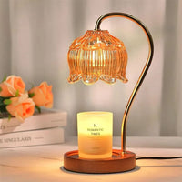 GLOWRIXA – Retro Candle Warmer Lamp for Warm Ambient Lighting