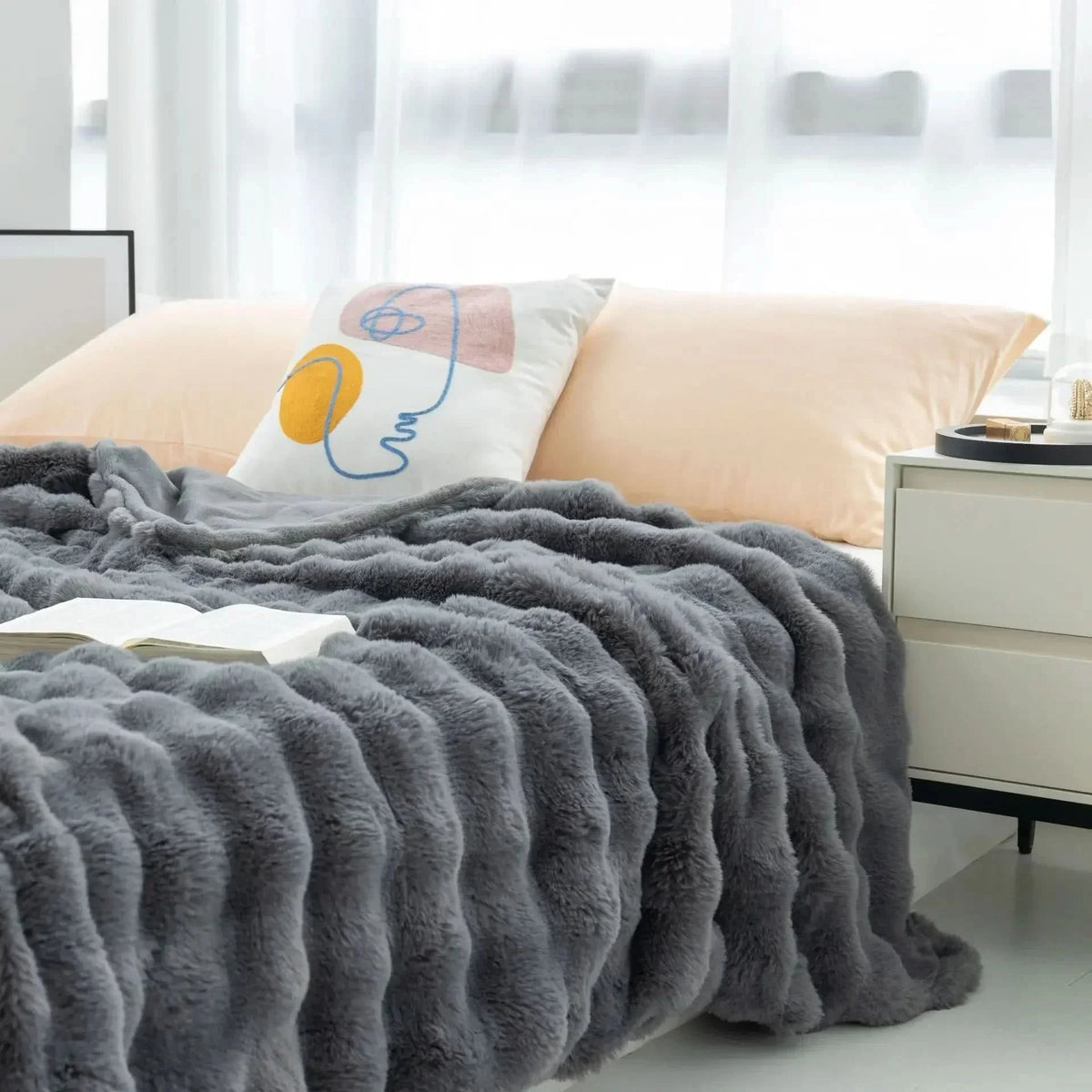 SNUGFROVIA – Coperta reversibile per il letto, per un confortevole calore notturno