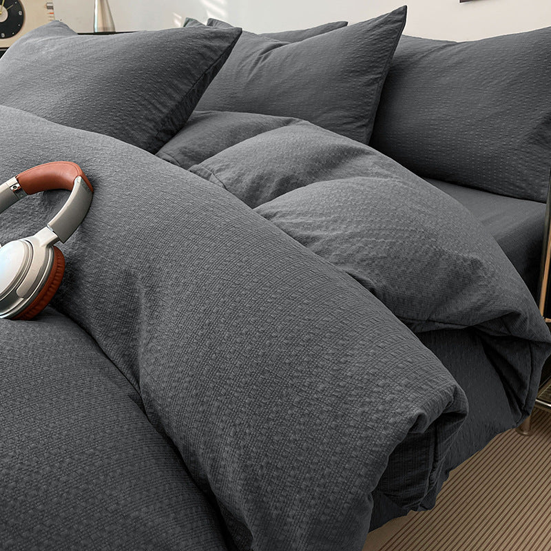 VELVETNIGHT – Juego de ropa de cama de jacquard para una decoración interior dramática