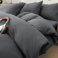 VELVETNIGHT – Juego de ropa de cama de jacquard para una decoración interior dramática