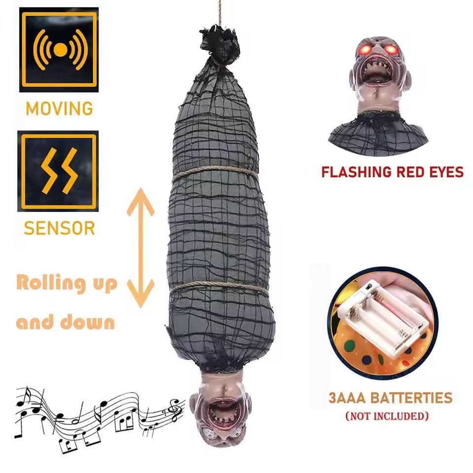 HAUNTWRAITH – Hanging Horror Figure with Light and Sound