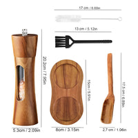 GRINDBELLE – Moulin à sel et à poivre avec fenêtre de visualisation pour des repas élégants