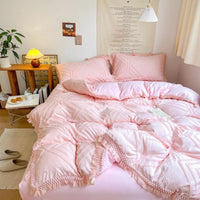 BEDORIXA – Tassel Bedding Set for Refined Bedroom Ambience