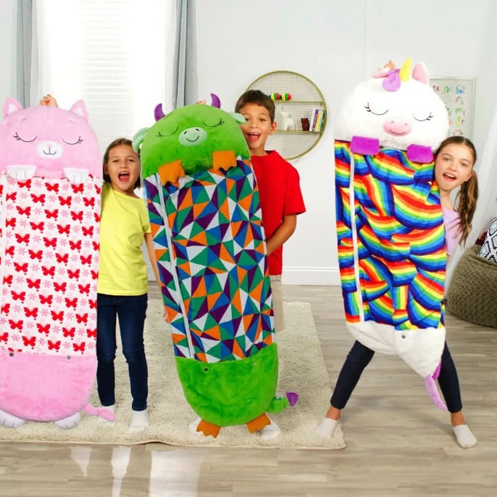 SNUGGLEBUDDY – Sac de couchage peluche 2-en-1 pour enfants