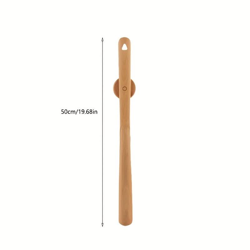 WOODSTEPPER – Chausse-pied en bois – Aide à chaussure ergonomique à long manche de 50 cm pour enfiler les chaussures sans se pencher et un confort quotidien