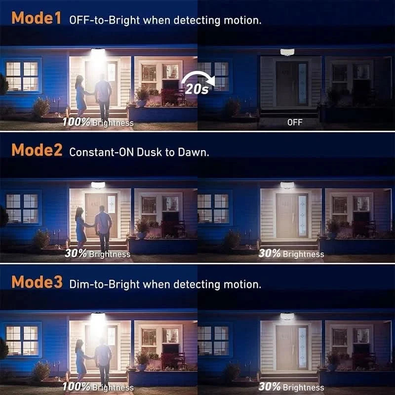 MOTIONFLARE – Faro solare per un'ampia illuminazione esterna