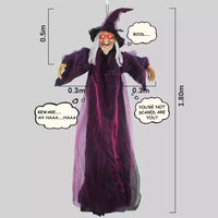 SPELLSHADE – Hanging Halloween Witch for Haunting Character