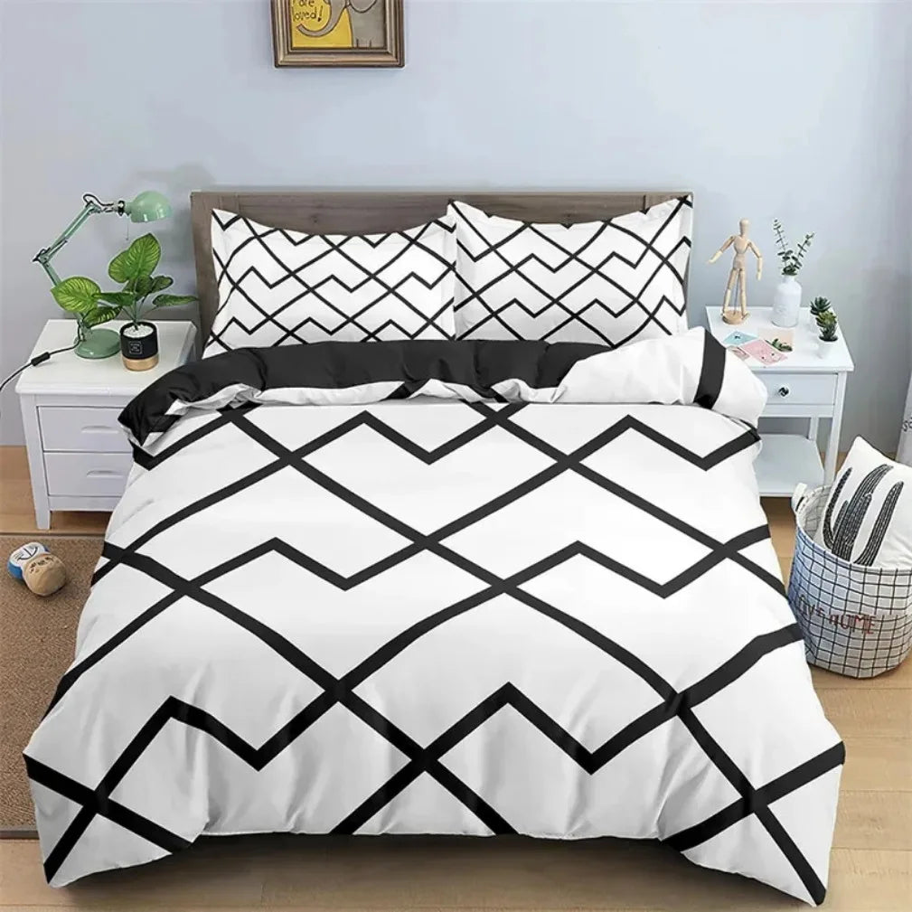 FORMCREST – Modern Bedding Set for Bold Geometric Style