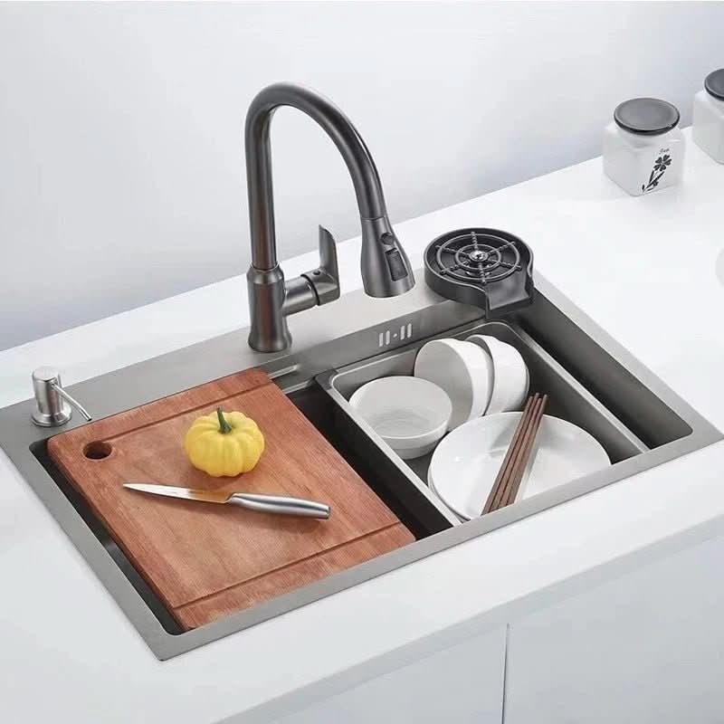 SINKOVA – Rubinetto da cucina estraibile per pulizie quotidiane comode