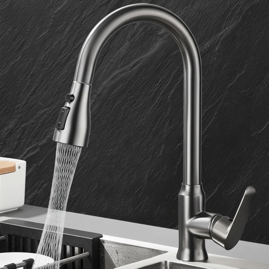 SINKOVA – Rubinetto da cucina estraibile per pulizie quotidiane comode