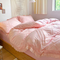 BEDORIXA – Tassel Bedding Set for Refined Bedroom Ambience