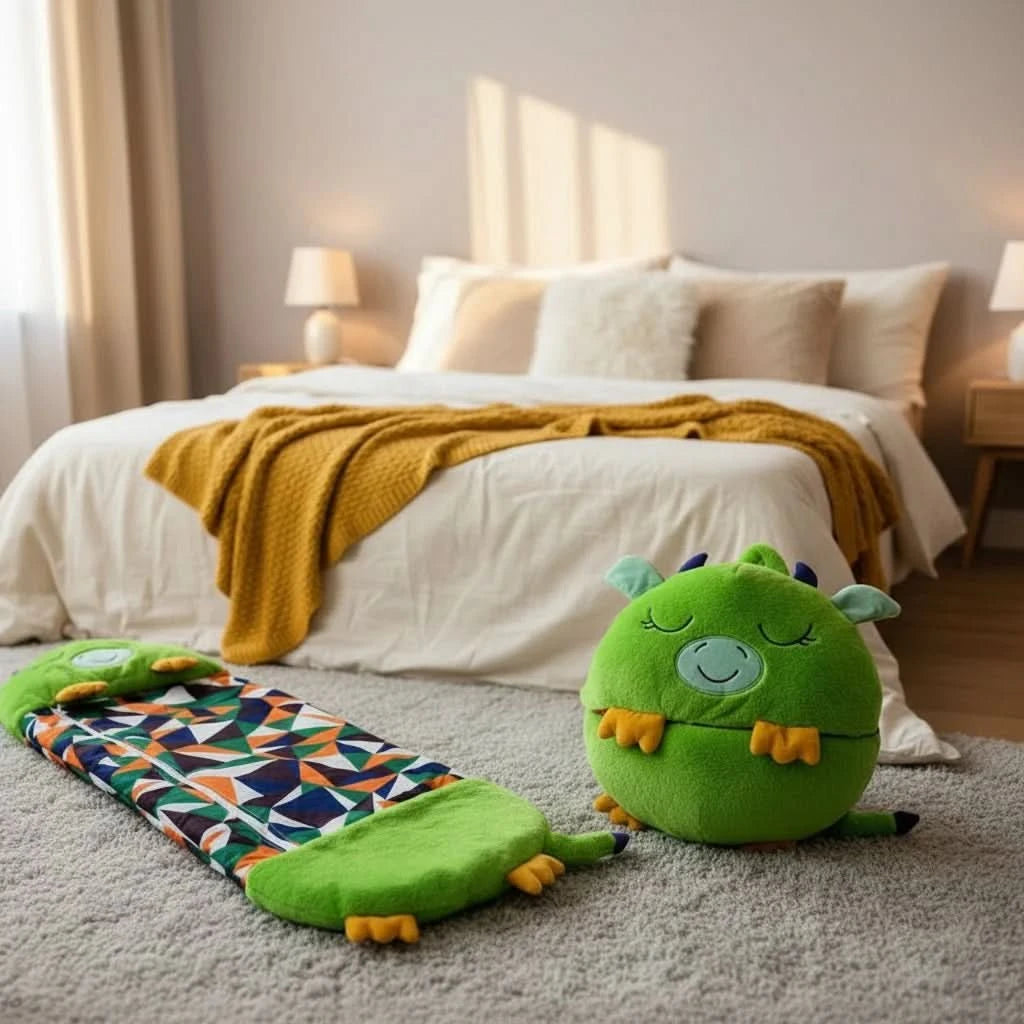 SNUGGLEBUDDY – Sac de couchage peluche 2-en-1 pour enfants