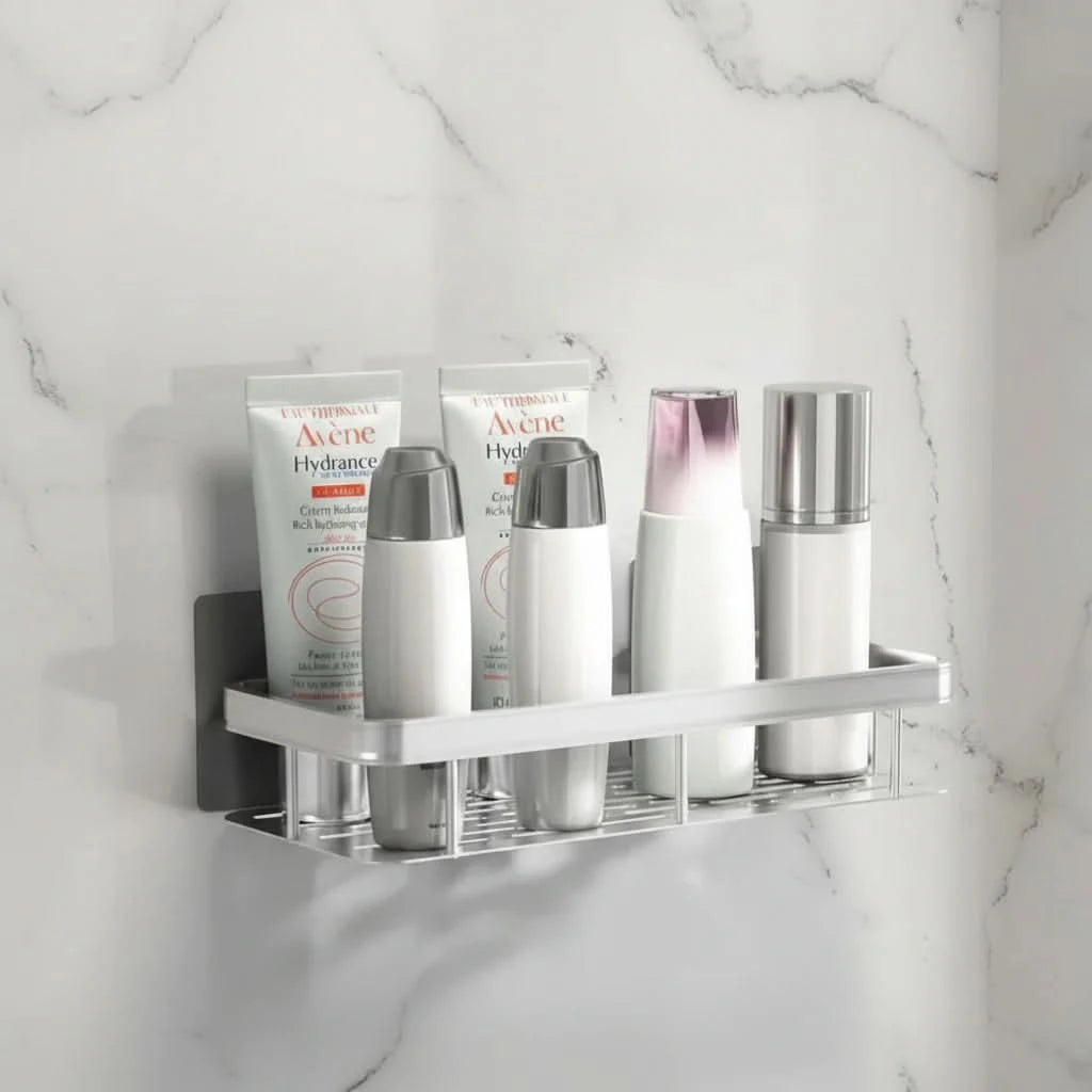 BATHEDGE – Prateleira de casa de banho sem necessidade de perfuração para espaços modernos e organizados